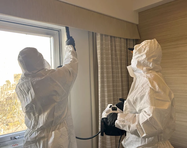 プロによる高所作業